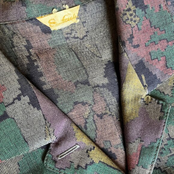 Vintage Summer Printed Lounge Dress - Picture 5 of 10